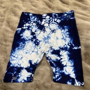 SETactive Tie Dye Bike Shorts